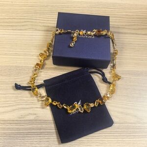 Swarovski Yellow Crystal Necklace